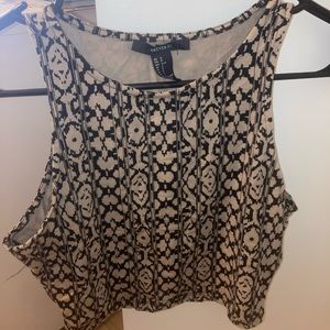 Patterned crop top